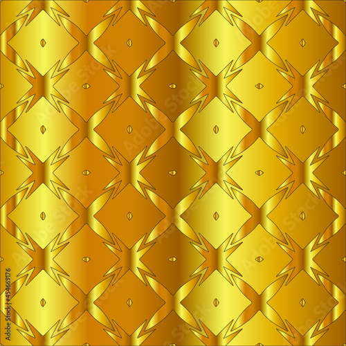  Gold metal texture background vector illustration 
