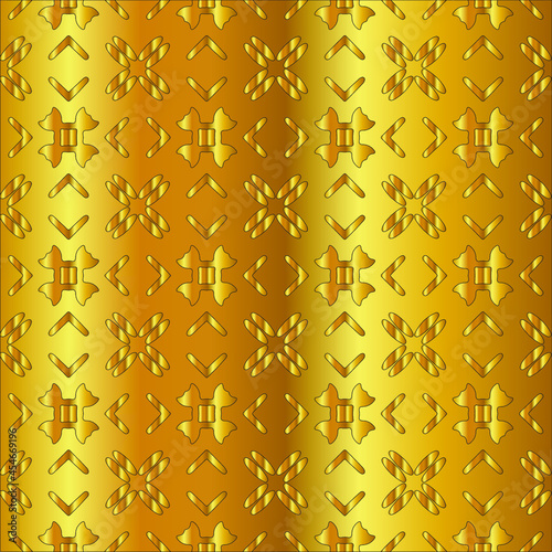  Gold metal texture background vector illustration 
