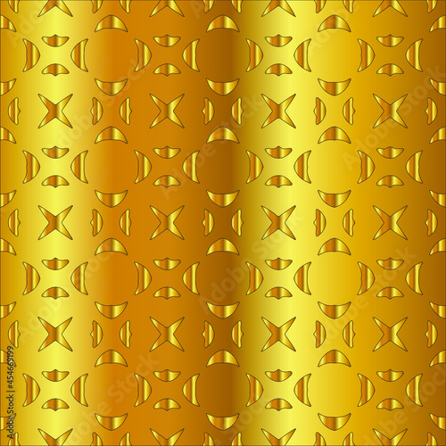  Gold metal texture background vector illustration 
