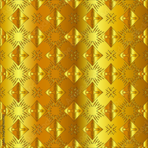  Gold metal texture background vector illustration 
