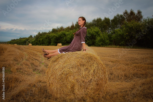 girl in a field