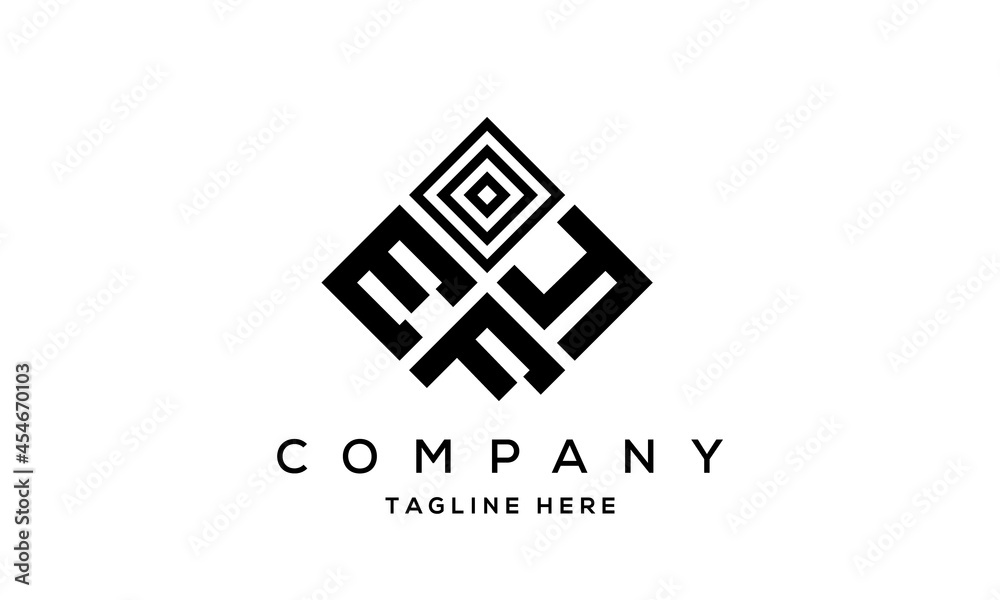EYF square three latter logo vector EYF square three latter logo vector