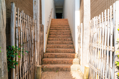 ourdoor brick stair step photo