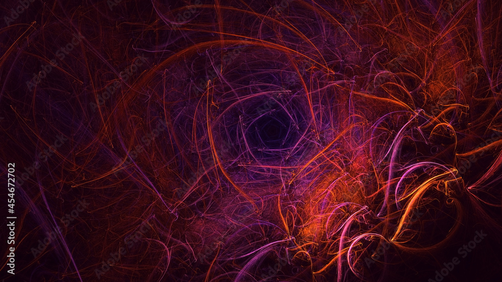 3D rendering abstract multicolor fractal light background 3D rendering abstract multicolor fractal light background