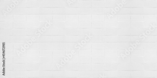 White concrete block wall textured for background.
