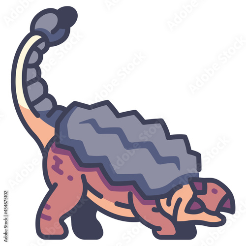 ankylosaurus icon photo