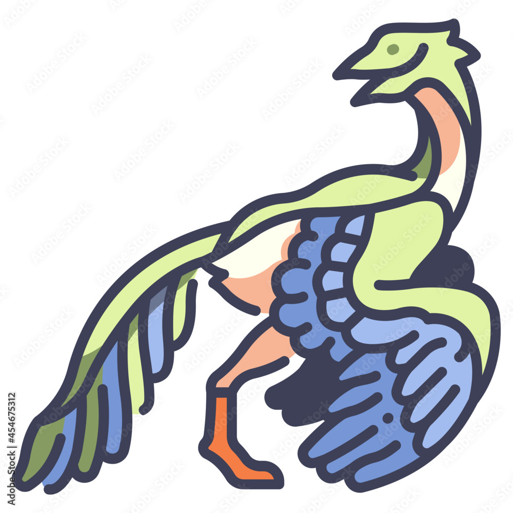 Obraz premium archaeopteryx icon