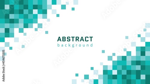 Abstract Square Flat Design Background