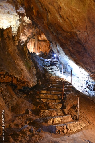 Vranjaca Cave in Croatia, on the slopes of Mount Mosor in Kotlenice in Dalmatia,