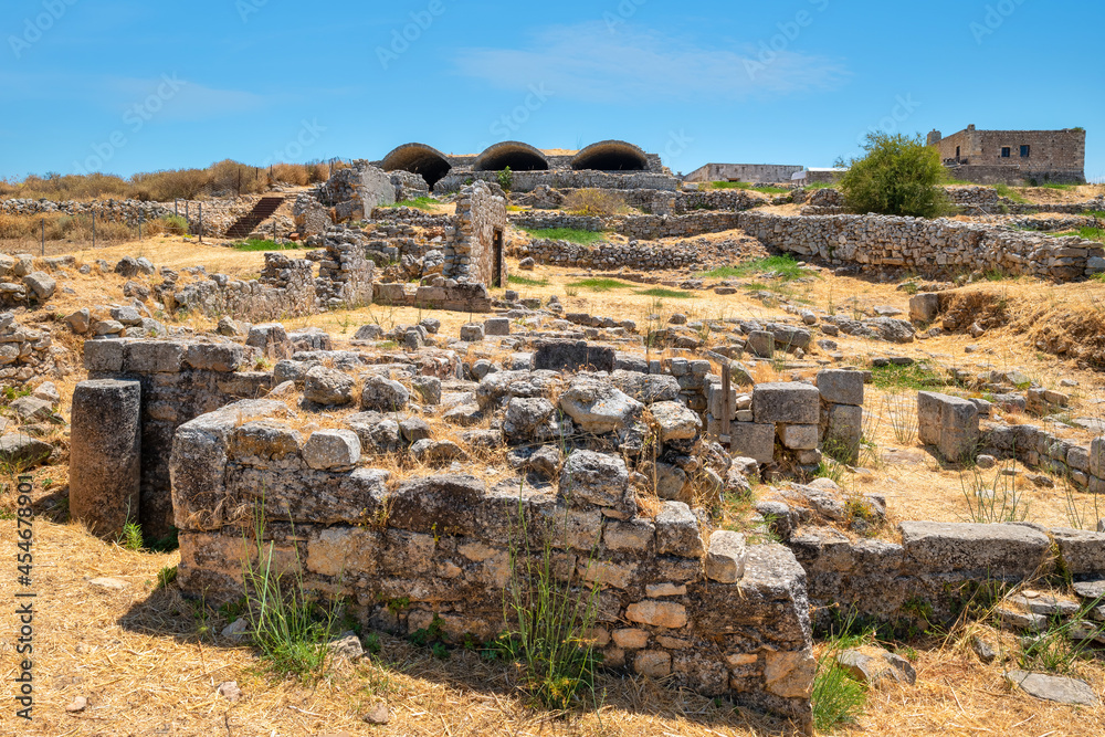 Aptera ancient ruins. Crete, Greece