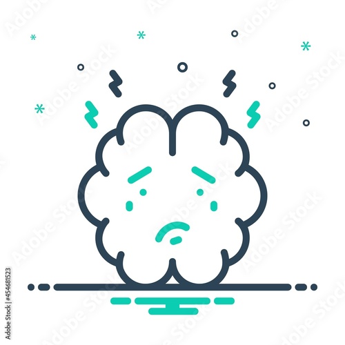 Mix icon for anxiety