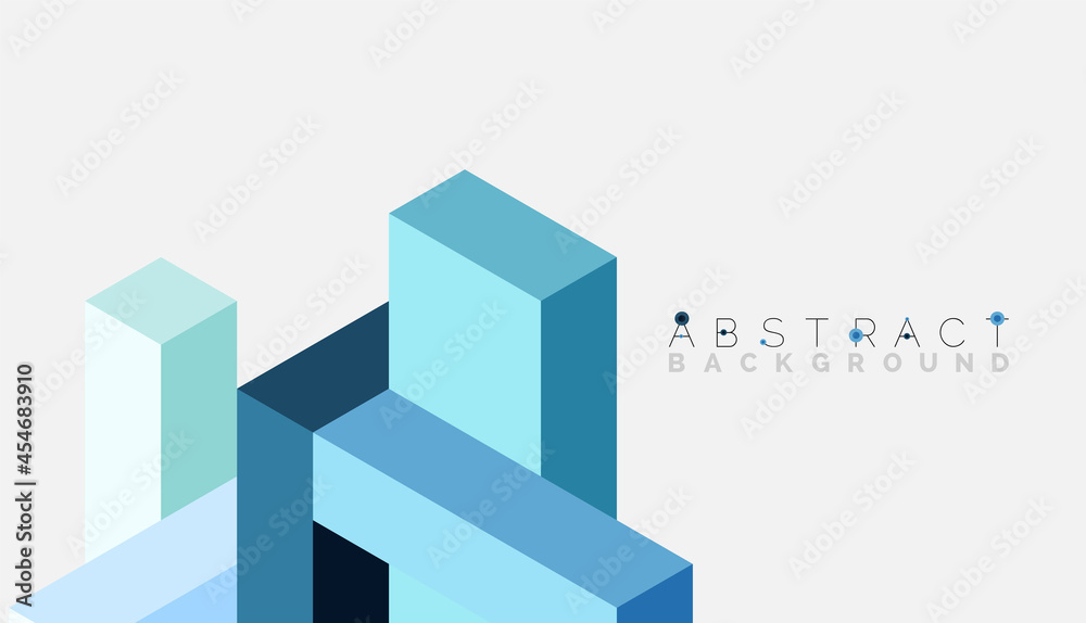 Abstract background. 3d cubes, cubic elements and blocks. Techno or business concept for wallpaper, banner, background, landing page Abstract background. 3d cubes, cubic elements and blocks. Techno or business concept for wallpaper, banner, background, landing page