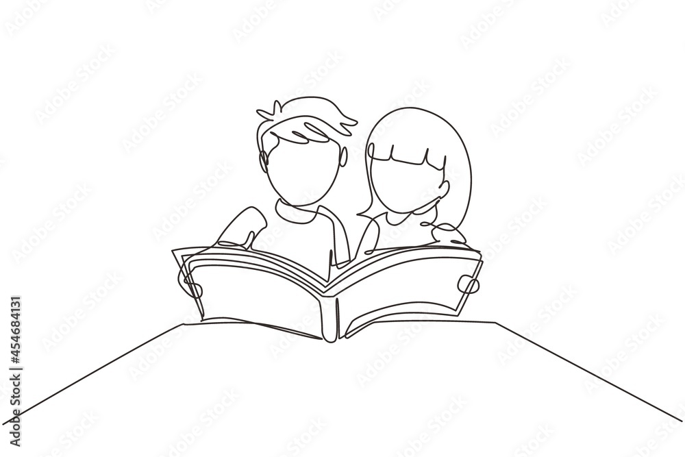 Premium AI Image  A girl reading book sketch