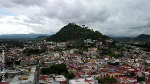 View of Atlixco and church in Mexico photo
