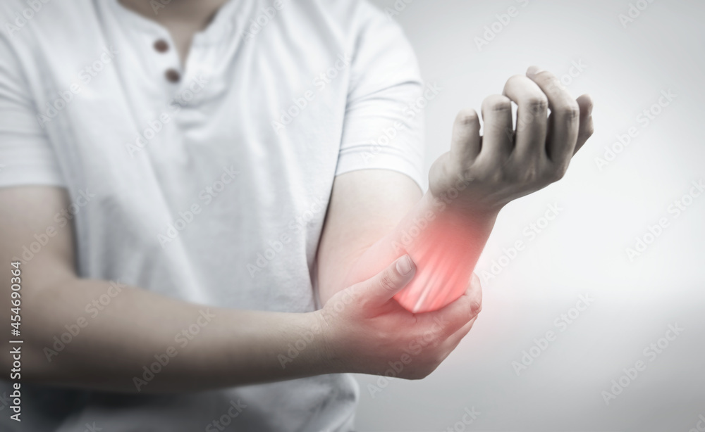 Muscle pain, arm pain, burning sensation, weak muscles, Office syndrome, Muscle tear caused by