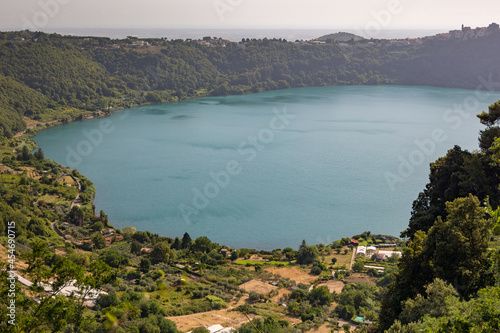 Nemi lake near rome Italy photo