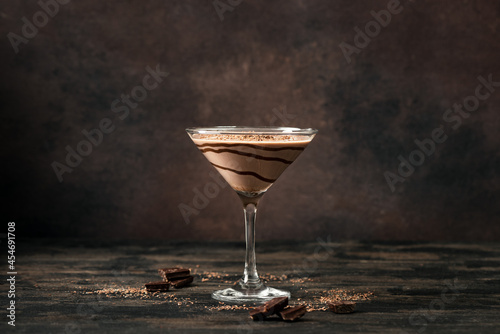 Chocolate Truffle Martini Cocktail photo