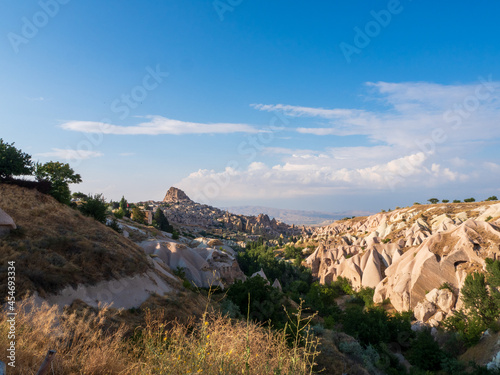 View of the ancient Turkish city in the rock
