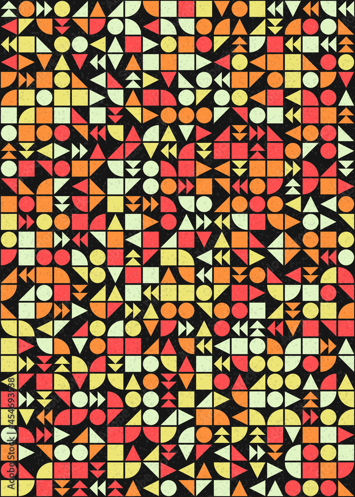 Abstract Geometric Pattern generative computational art illustration Abstract Geometric Pattern generative computational art illustration