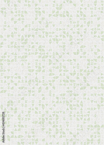 Abstract Geometric Pattern generative computational art illustration