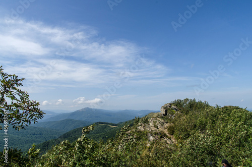 Panorama z Bukowego Berda Bieszczady 