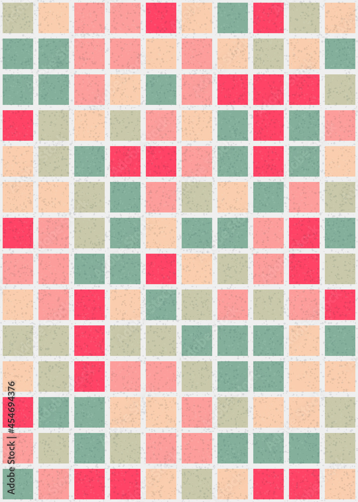 Fototapeta premium Abstract Geometric Pattern generative computational art illustration