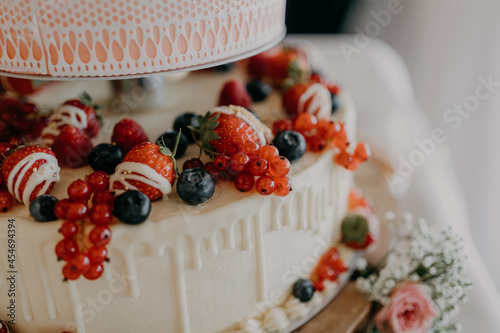 Foto Detail einer Hochzeitstorte