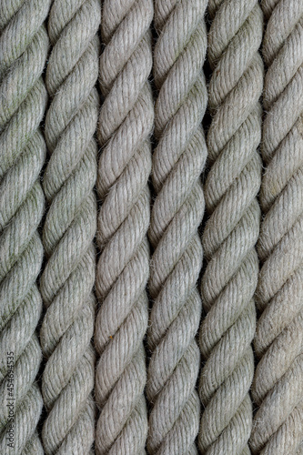 background with rope, copy space, old wooden texture