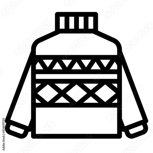sweater line icon