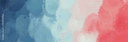 Unique painting art with blue and pink gradient paint brush for presentation, card background, banner back to school, wall decoration, or t-shirt design