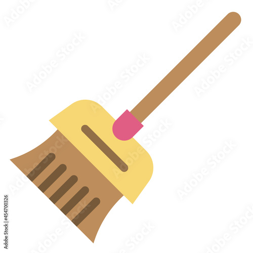 broom flat icon
