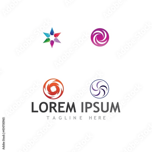 vortex vector illustration icon