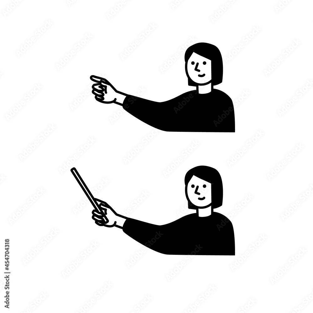 教える人イラスト素材 Stock Vector Adobe Stock