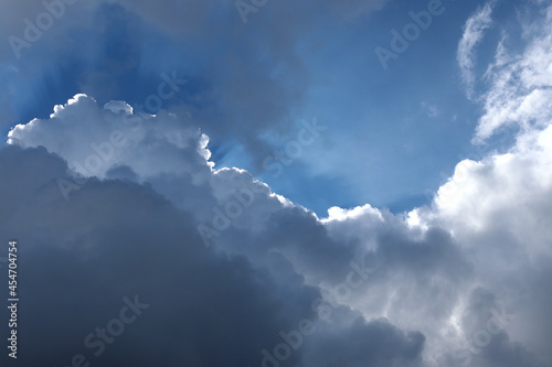 Black Clouds Covered Sun Light