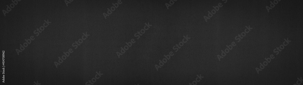 Black anthracite stone concrete blackboard chalkboard  texture background panorama banner long