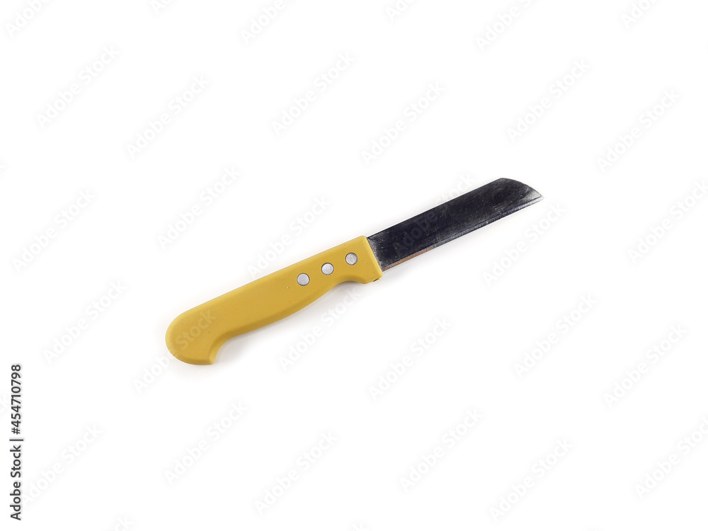 Fruit Cutting Knife Isolated on White Background. Fruit Cutting Knife Isolated on White Background.