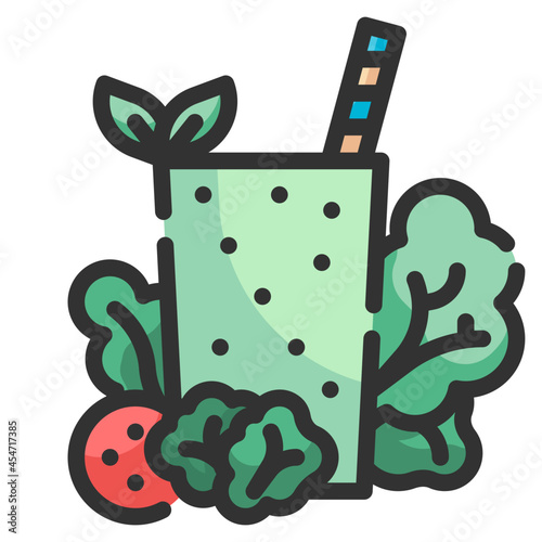 smoothie line icon