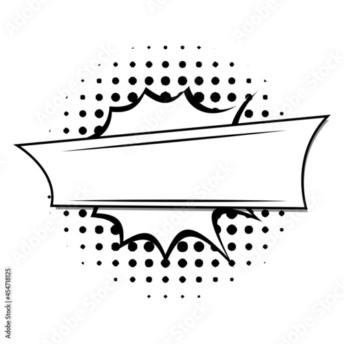 Comic retro background, vector. Abstract comic background for label and banner. Useful for pop art design, ribbon and comic book. Creative art design, vector illustration