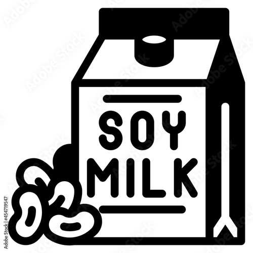 soy glyph icon