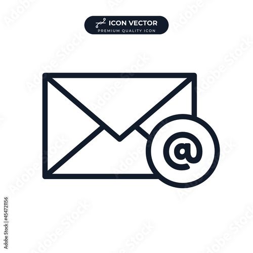 email icon symbol template for graphic and web design collection logo vector illustration