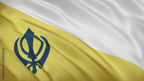 Punjab - Waving Flag Video Background