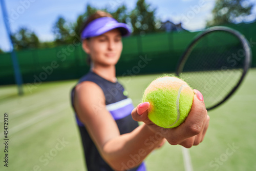 Playing tennis only with the best equipment © Svitlana
