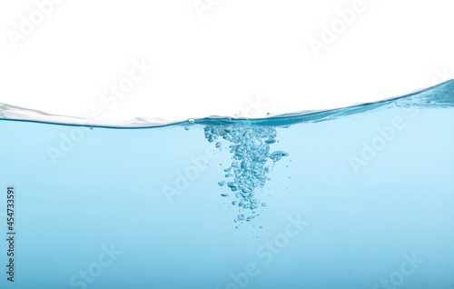 water wave abstract background isolated on white