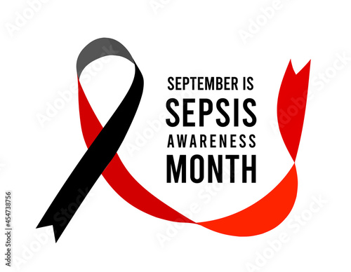 September is Sepsis Awareness Month. Vector illustration