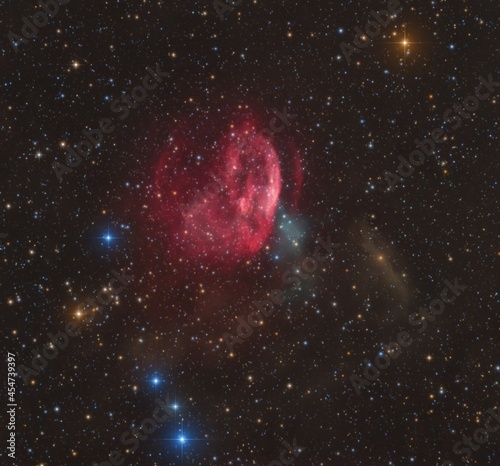 The Planetary Nebula Patchick-Strottner-Drechsler 4 in the constellation Triangulum Australe photo