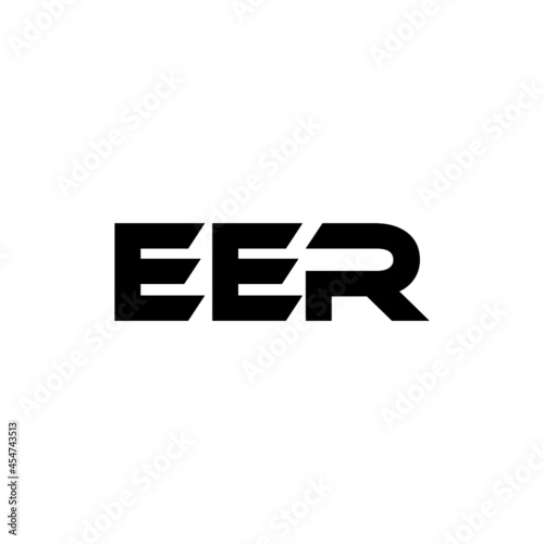EER letter logo design with white background in illustrator, vector logo modern alphabet font overlap style. calligraphy designs for logo, Poster, Invitation, etc. © Aftab