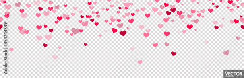 seamless confetti hearts background © picoStudio