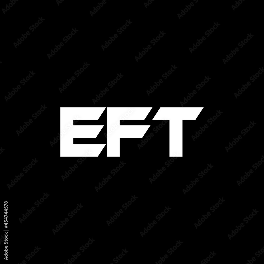 EFT letter logo design with black background in illustrator, vector logo modern alphabet font overlap style. calligraphy designs for logo, Poster, Invitation, etc. EFT letter logo design with black background in illustrator, vector logo modern alphabet font overlap style. calligraphy designs for logo, Poster, Invitation, etc.