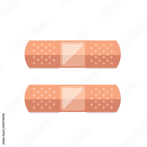 adhesive bandage/plaster isolated on white