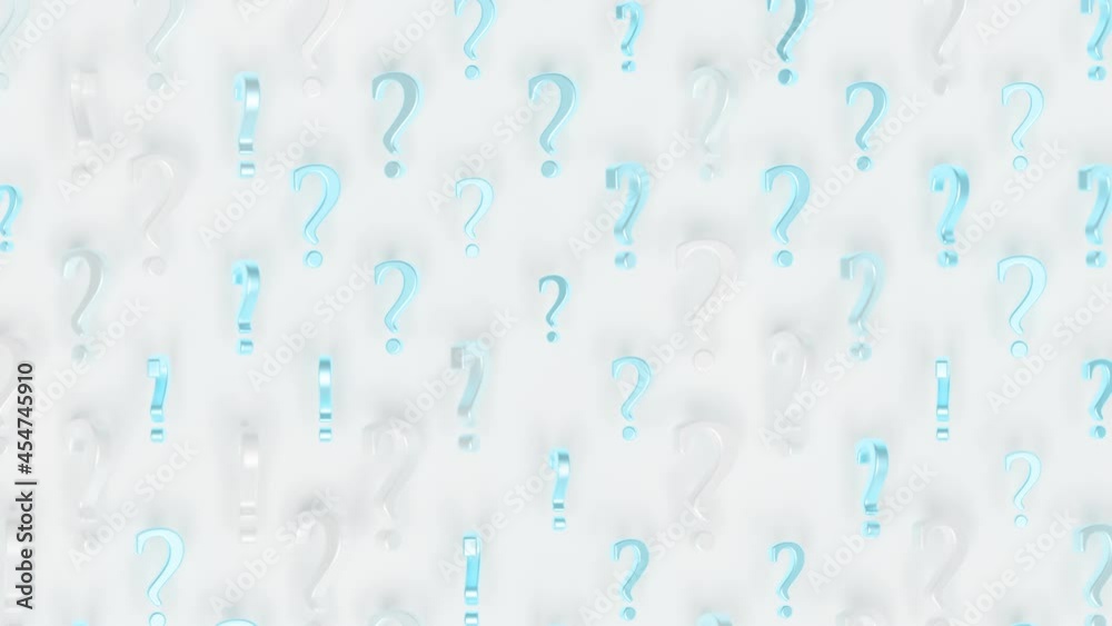Mystery Question Marks Loop 1 Blue x White: many classic blue and white ...